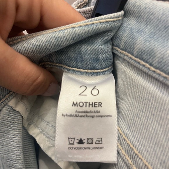 LiL MOTHER JEANS Light Blue Flare & Wide Leg Jeans. Size 26 - Picture 4 of 7